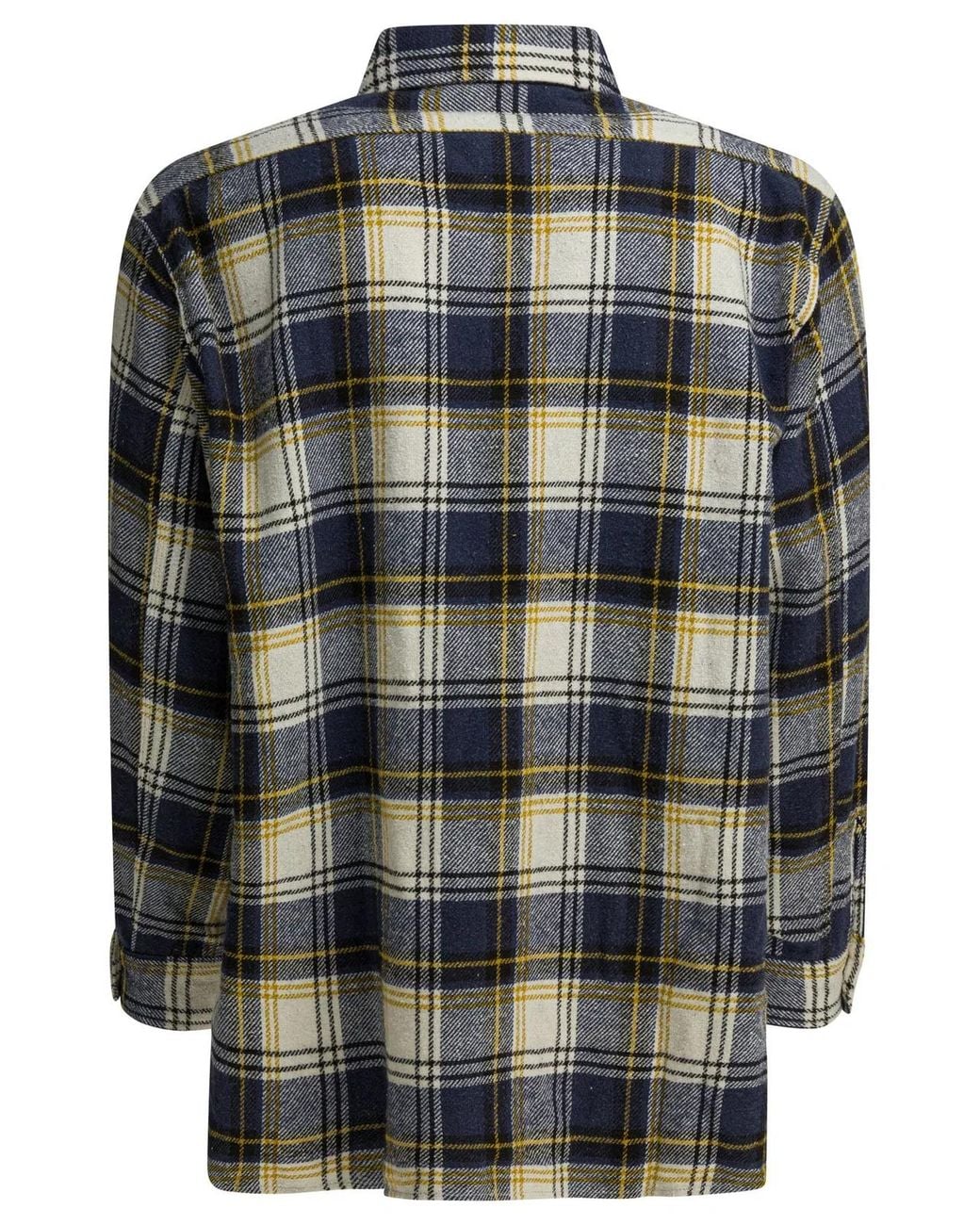 Beams Plus Gray Cotton Polyester Shirt for men