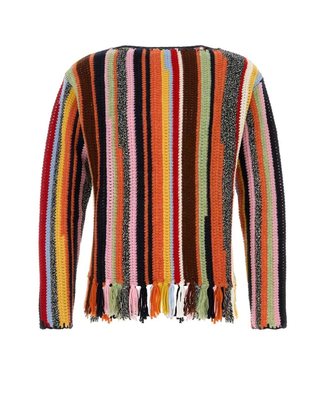 Prada Red Crew Neck Sweaters for men