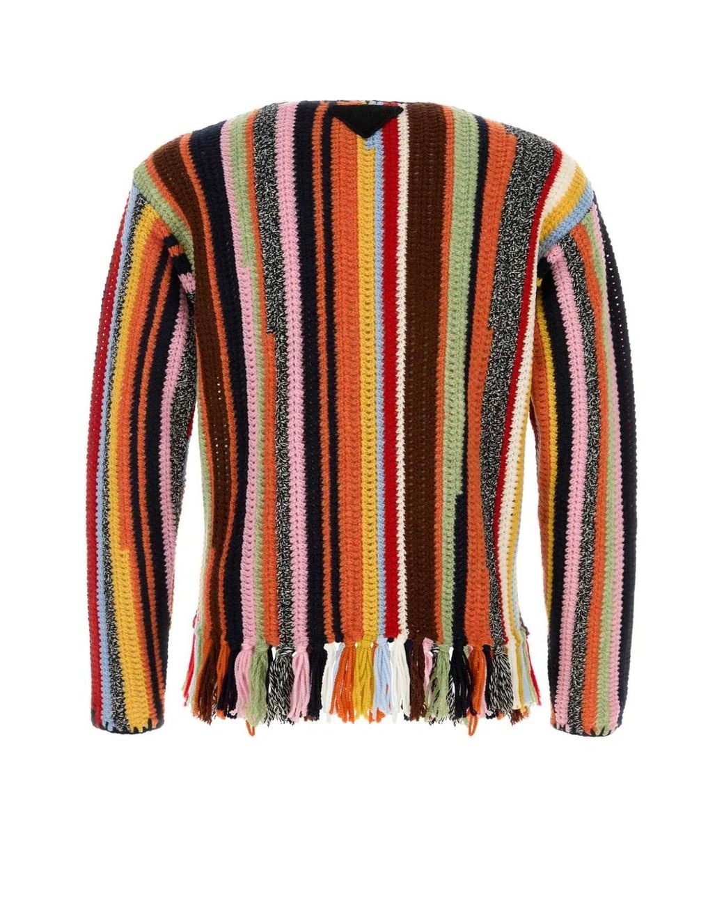 Prada Red Crew Neck Sweaters for men