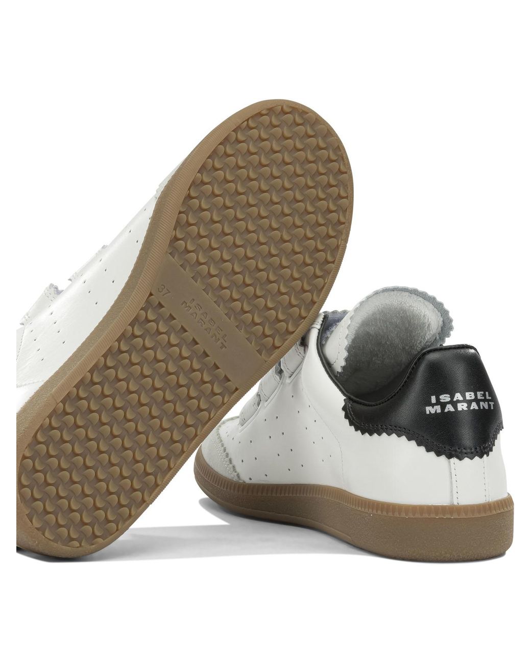 Isabel Marant White "Beth" Low-Top Sneakers