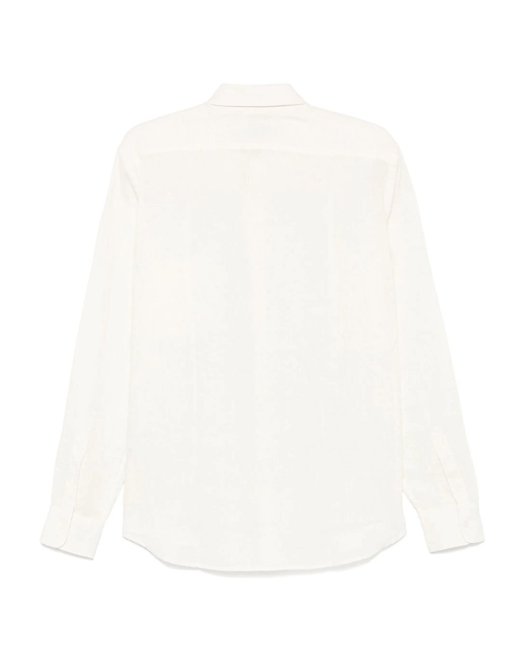Aspesi White Ice Linen Sedici Shirt