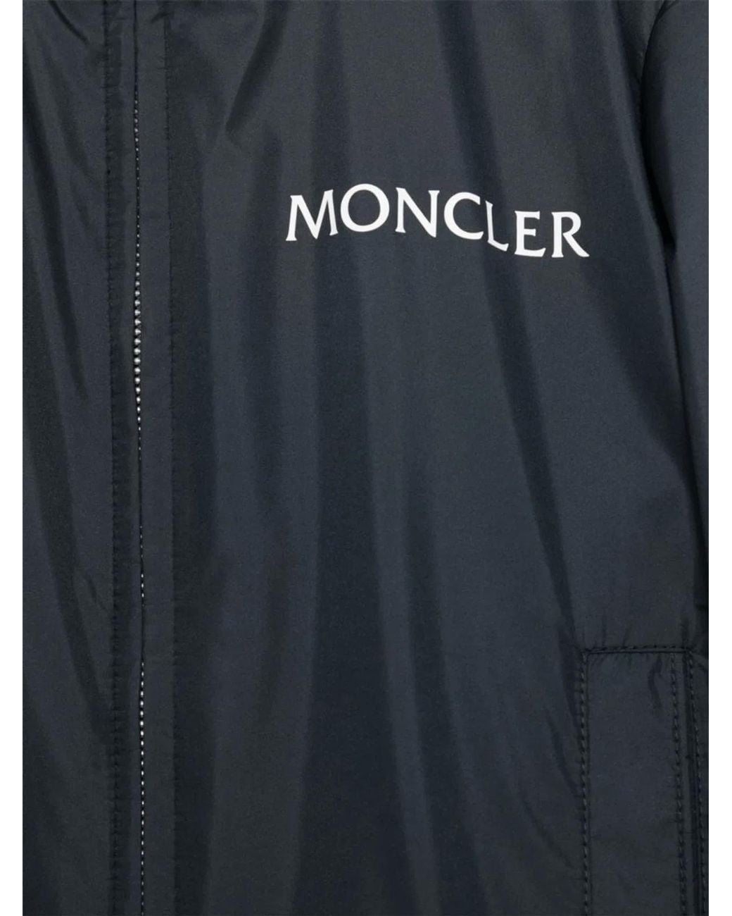 Moncler Blue Mini Sports Jacket For Boys