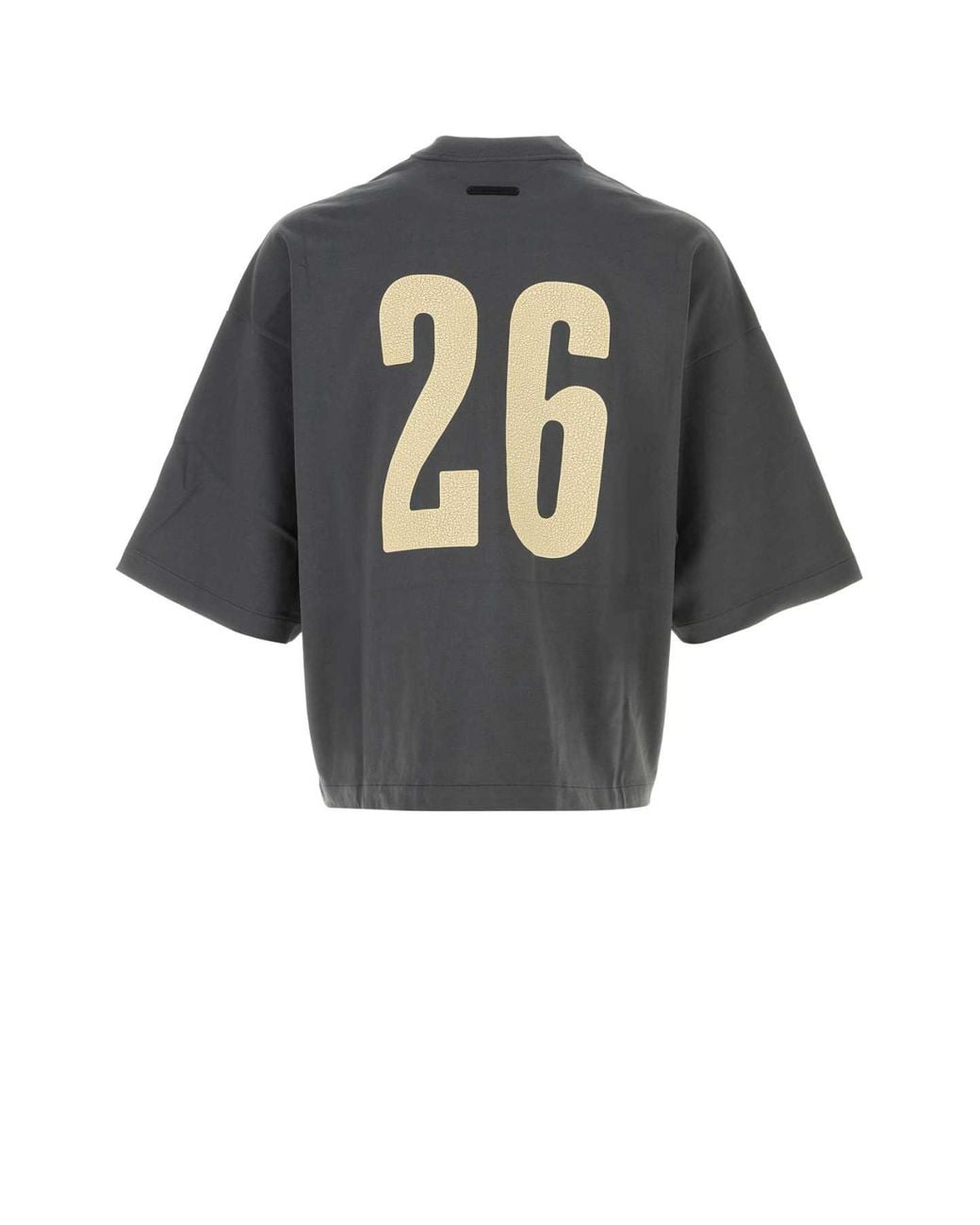 Fear Of God Black Dark Oversize Cotton T-Shirt for men