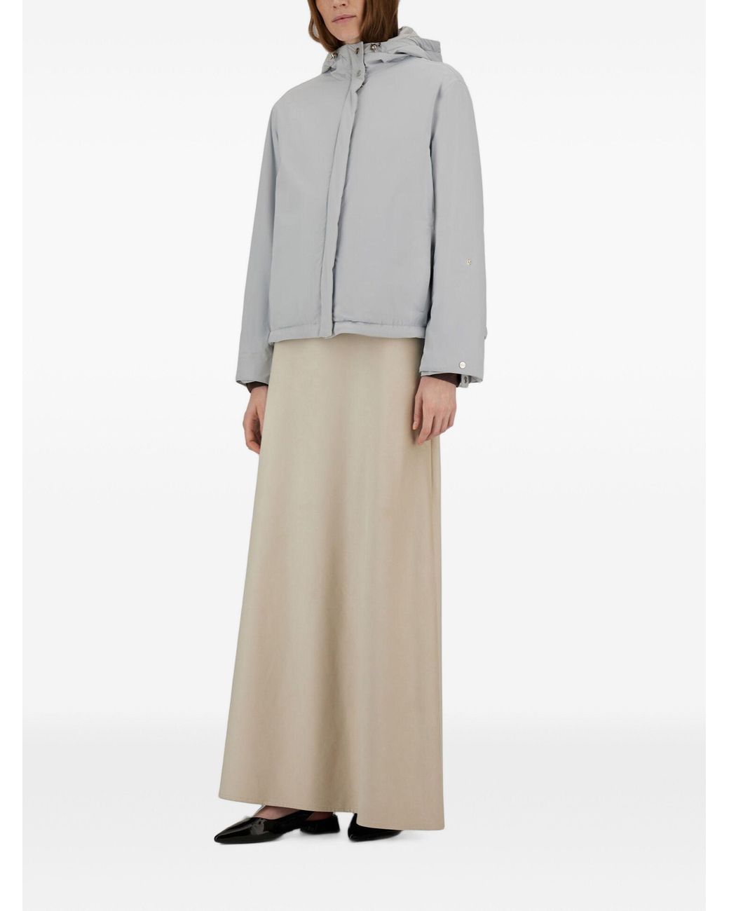 Herno Gray Resort Hooded Parka