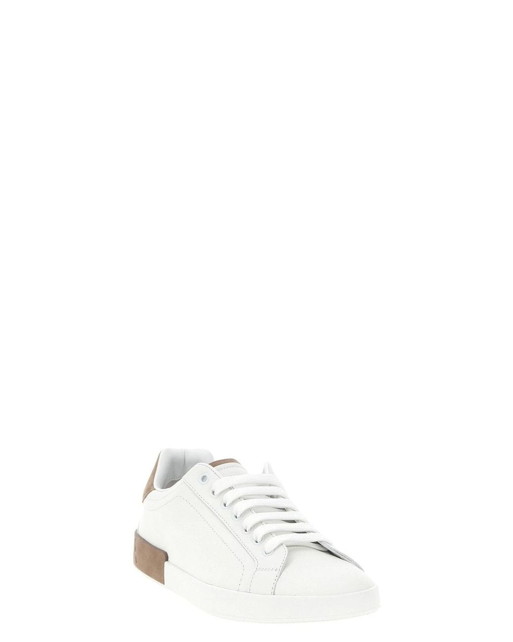 Dolce & Gabbana White Dolce & Gabbana Sneaker Bassa for men