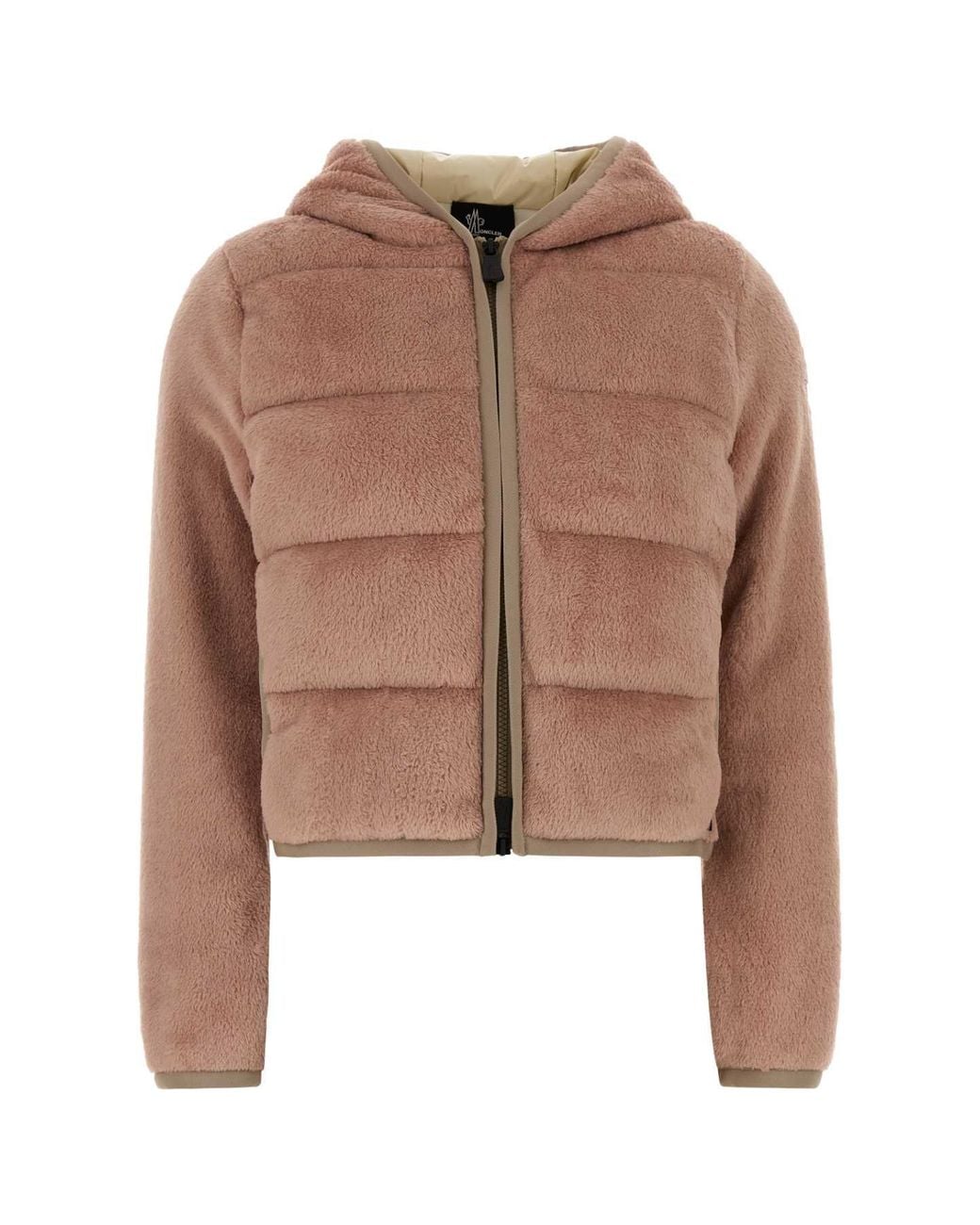 Moncler Brown Zip-Up Cardigan