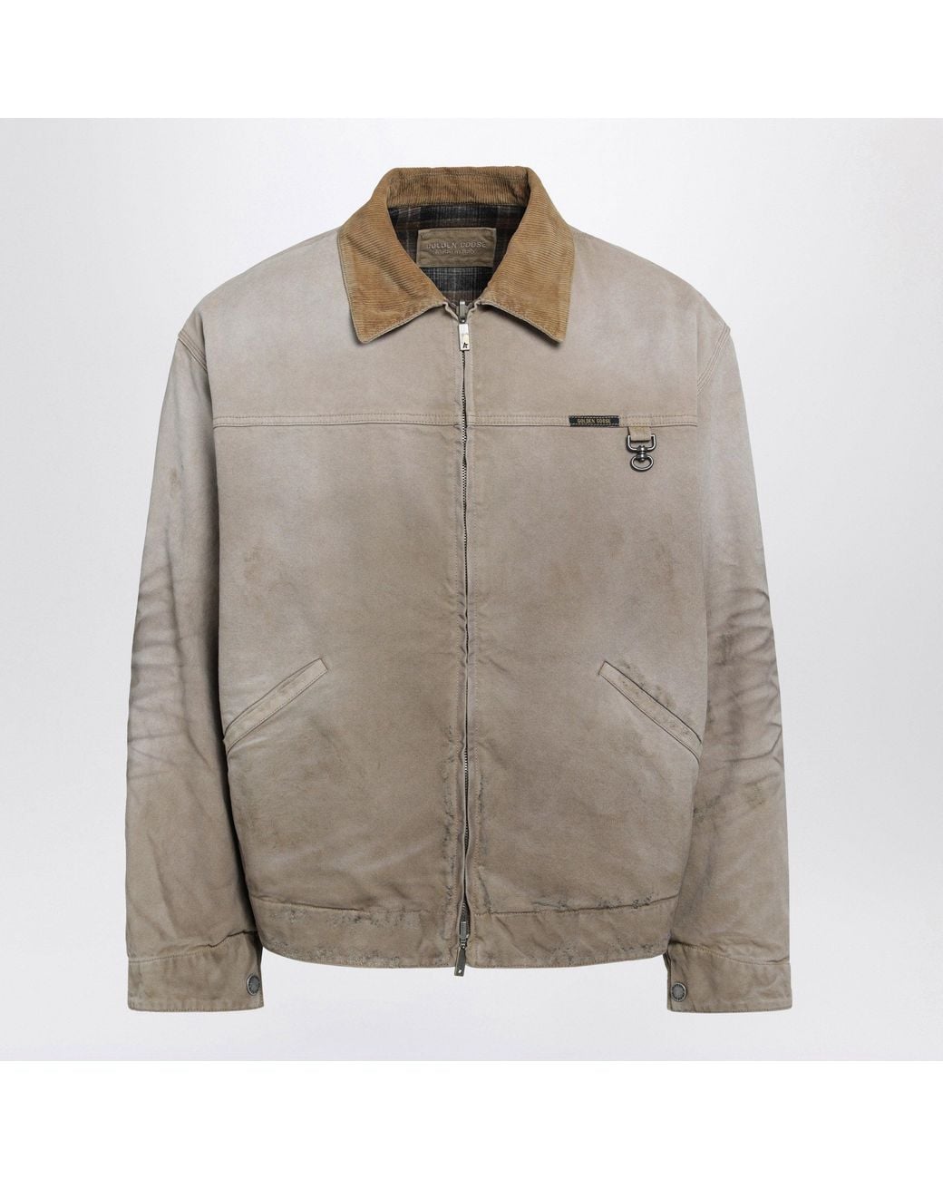 Golden Goose Deluxe Brand Gray Reversible Cotton Jacket for men
