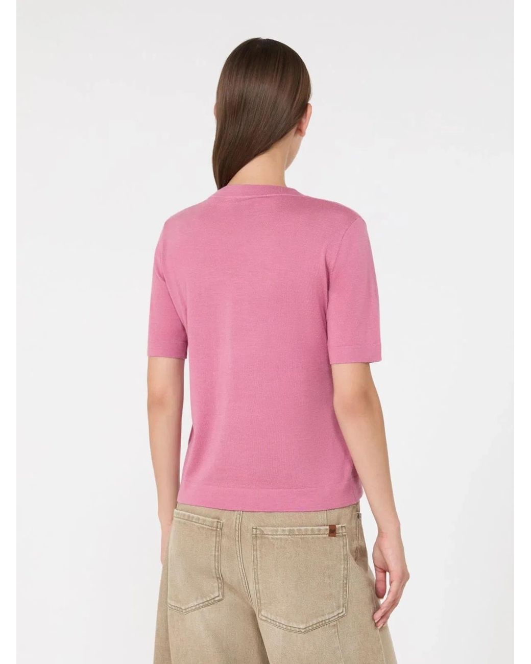 Weekend by Maxmara Pink Wkdtapioca Top Bordeaux