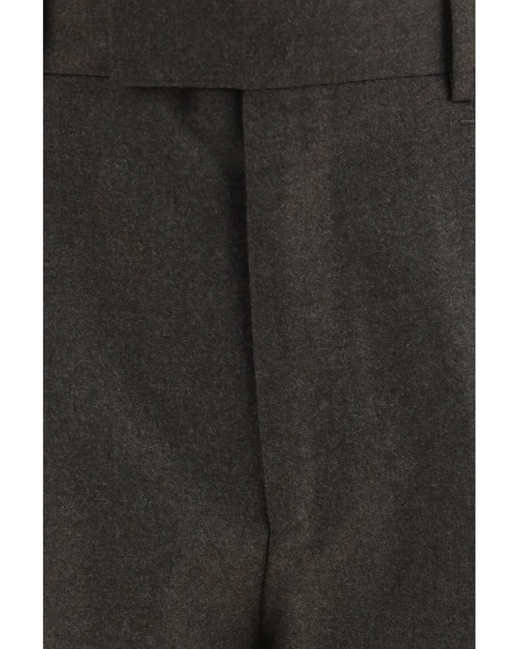 Zegna Gray Wool And Cashmere Pants for men