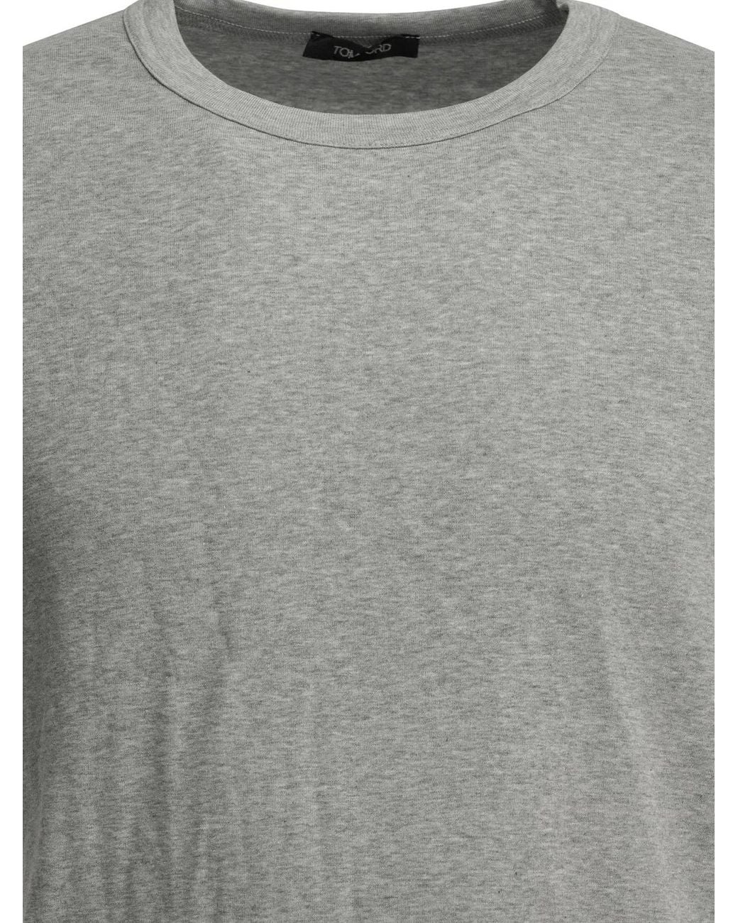 Tom Ford Gray Cotton Underwear T-Shirt for men