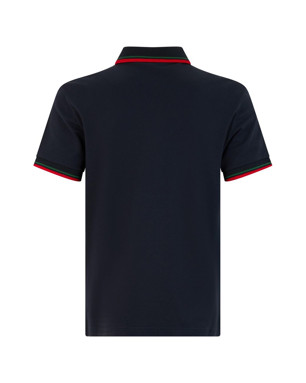 Gucci Black Polo With Web Band for men
