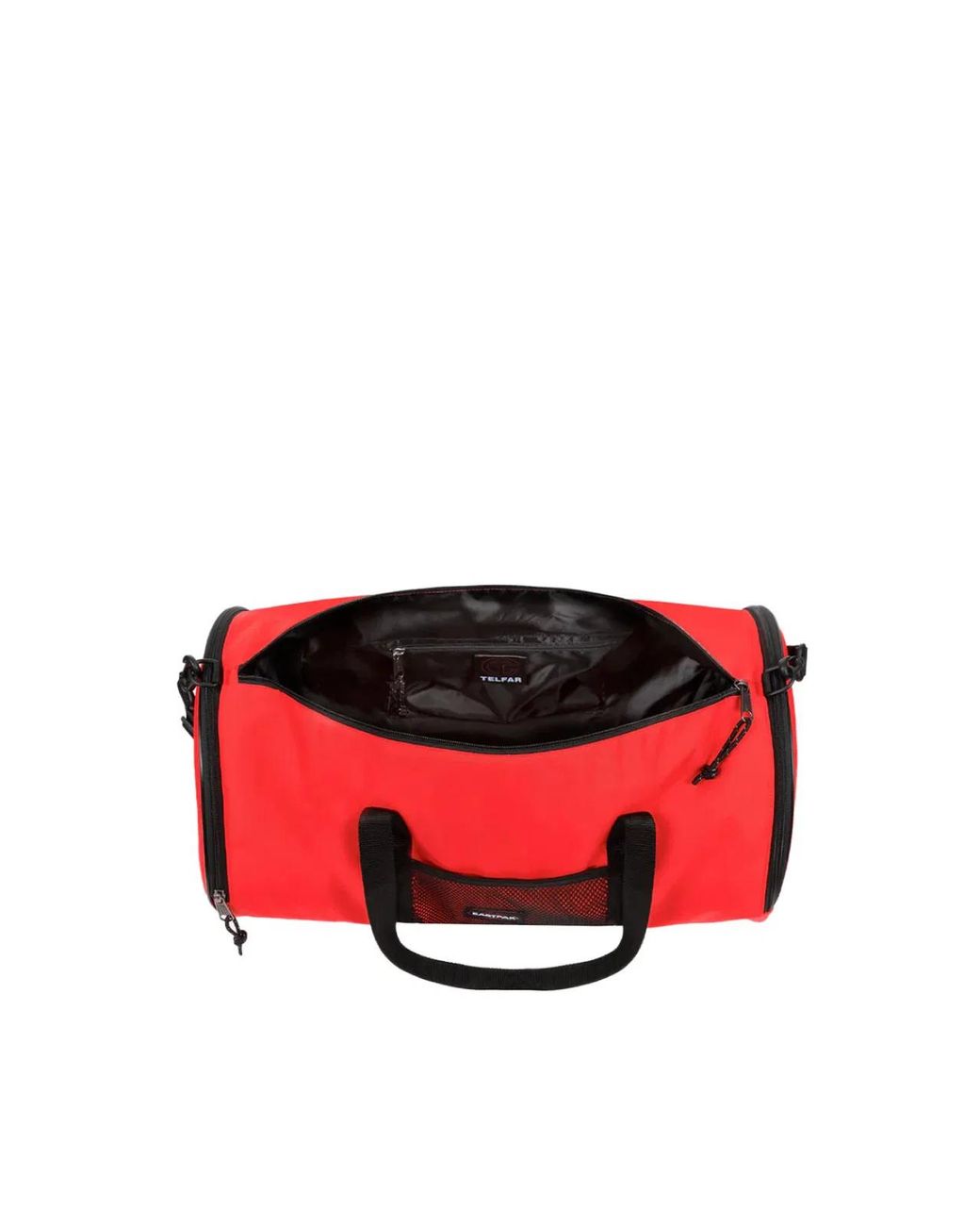 Eastpak Red X Telfar Large Duffel Logo Patch Duffle Bag for men