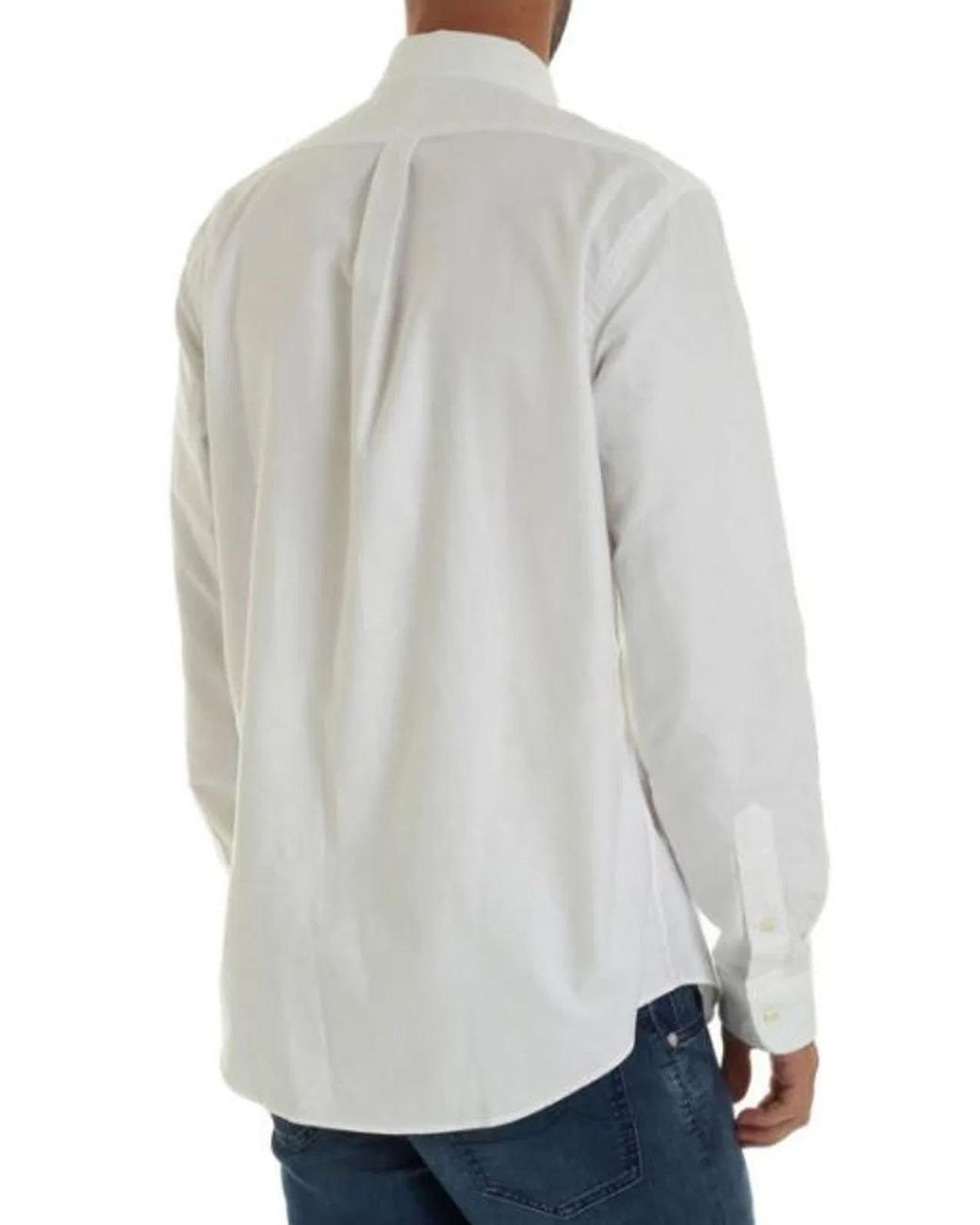 Ralph Lauren White Cotton Shirt for men