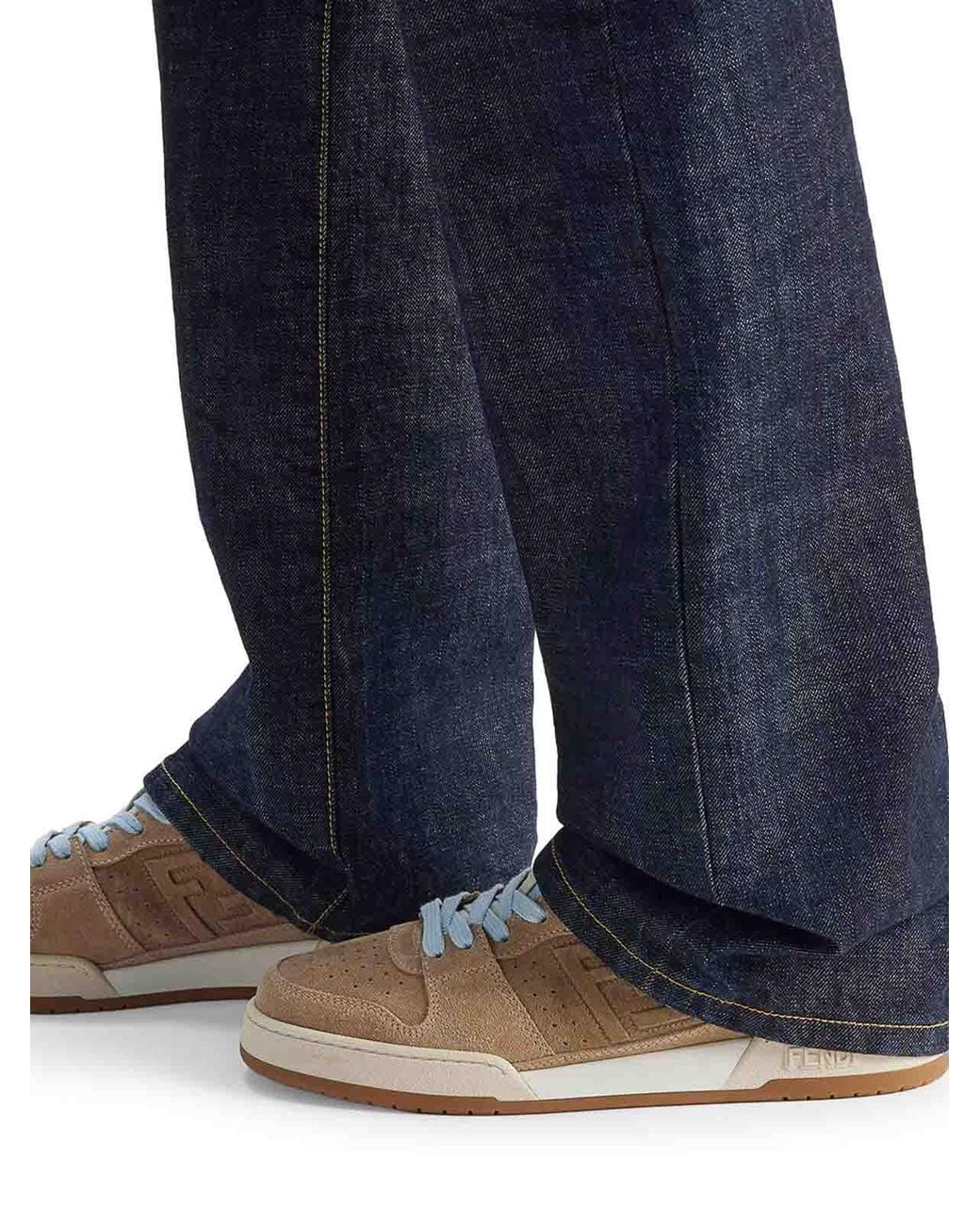 Fendi White Sneakers Match for men