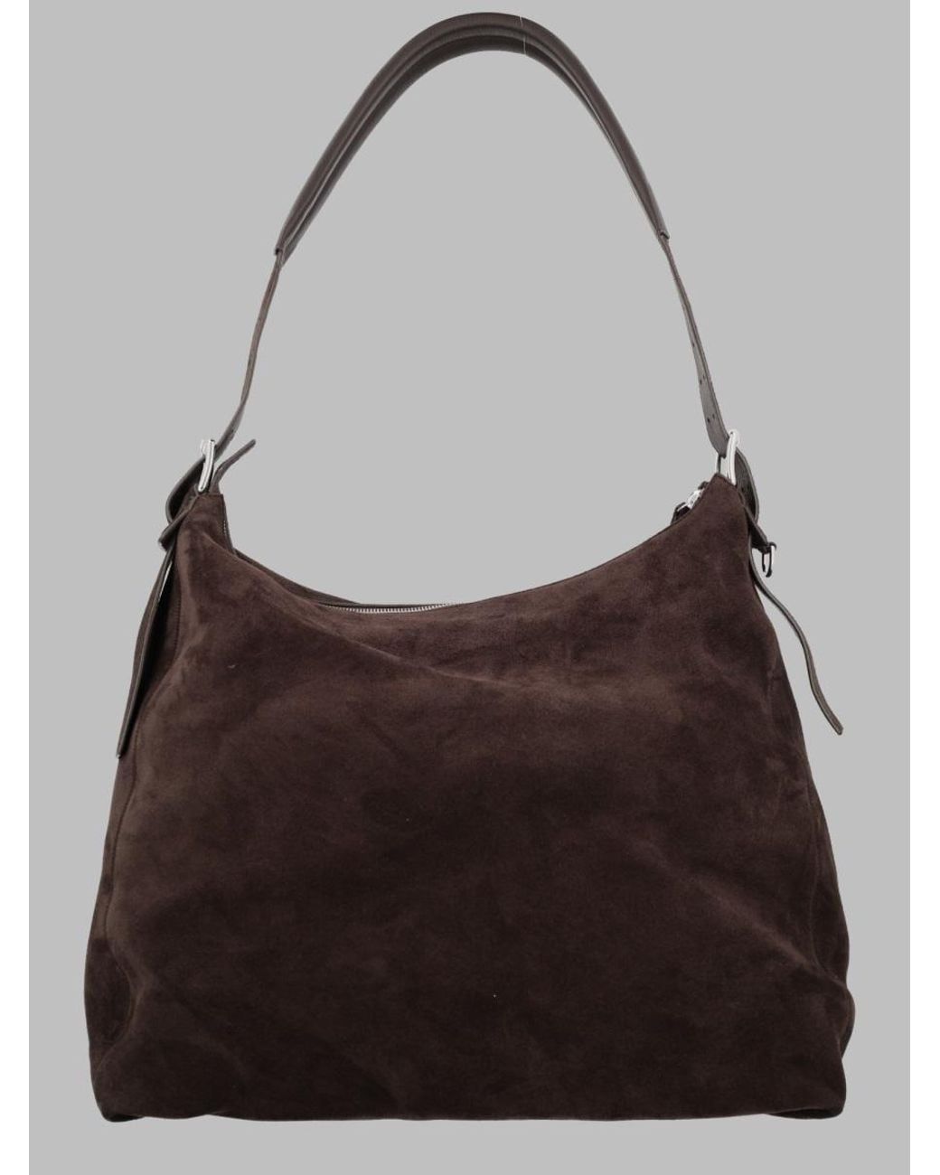 Lemaire Brown Style Minimal Mini Shoulder Bag For