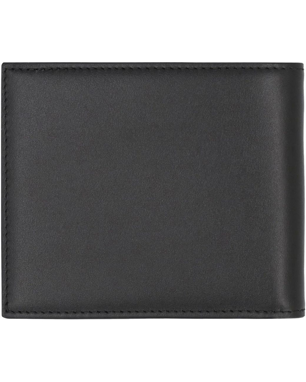 Dolce & Gabbana Gray Dolce & Gabbana Calf Leather Wallet for men