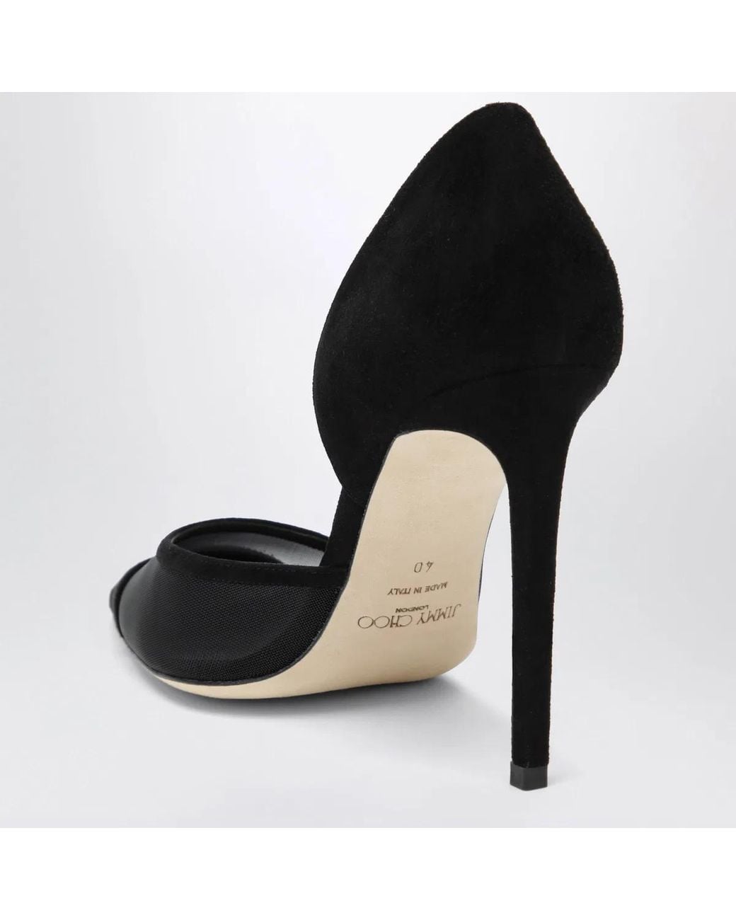 Jimmy Choo Black Brigitte 100 Pumps