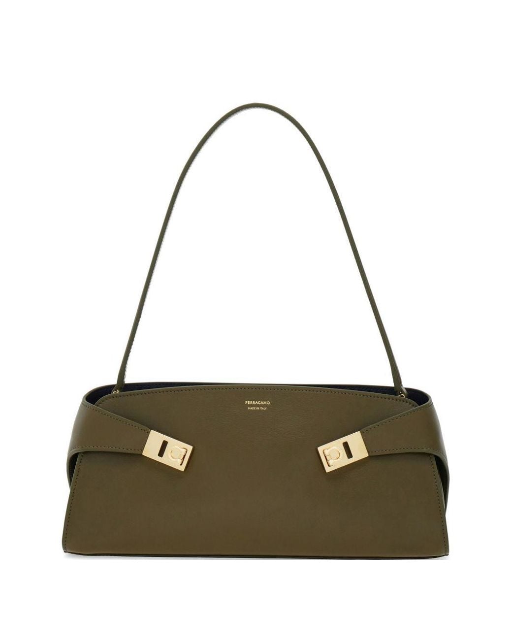 Ferragamo Metallic Leather Handbag