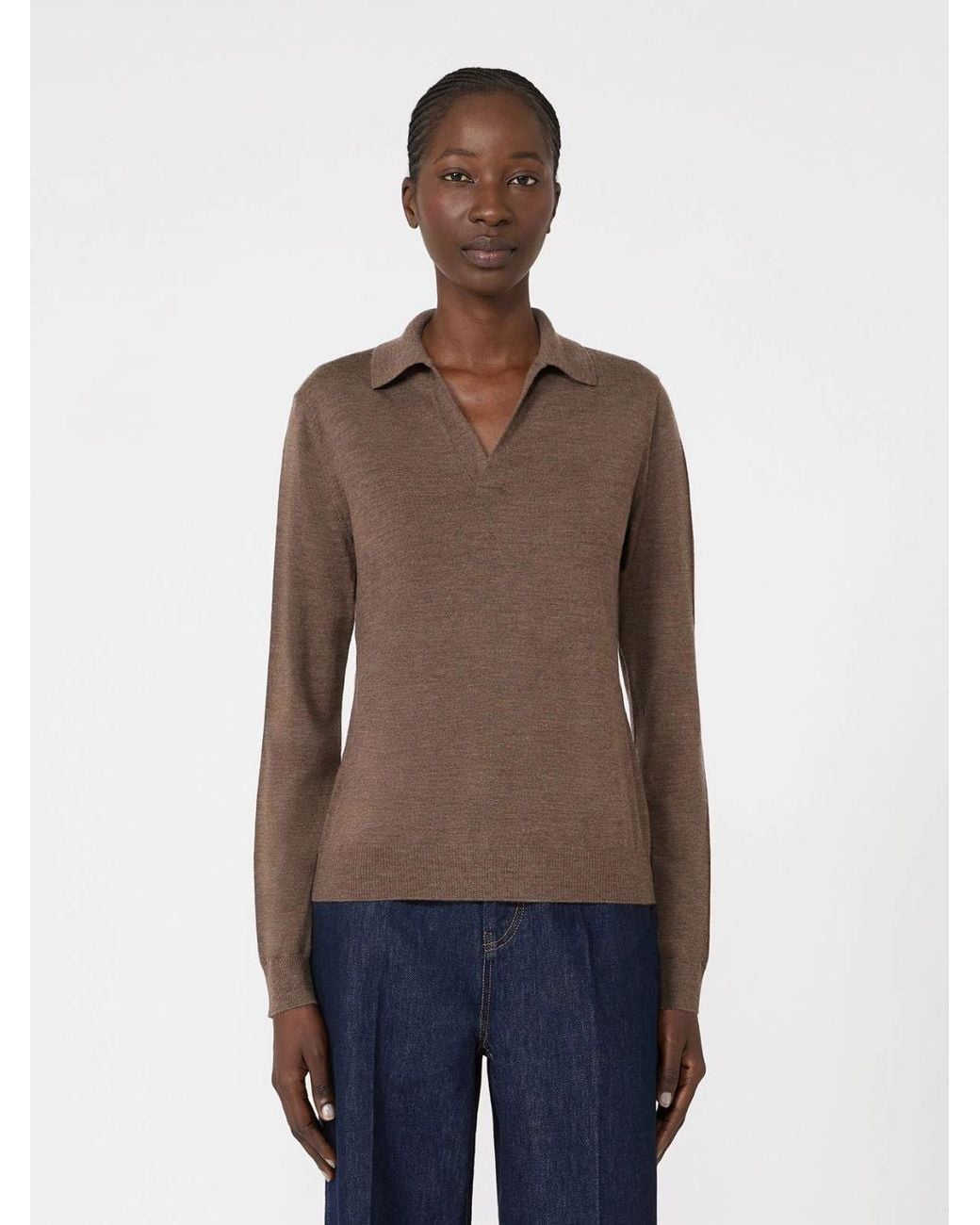 Weekend by Maxmara Brown Wkdcappa Top