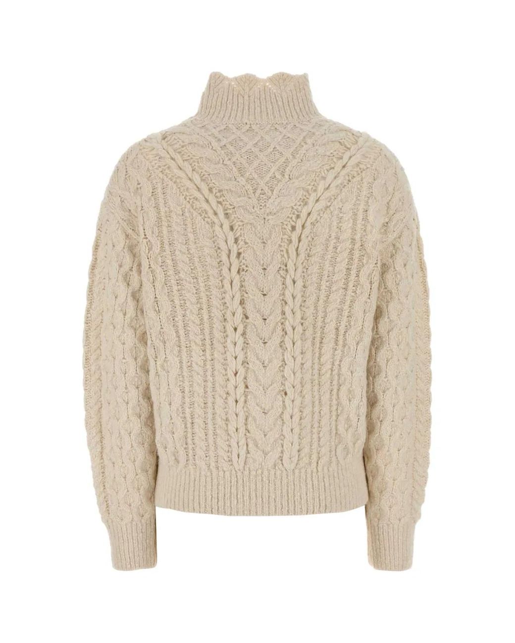 Isabel Marant Natural Isabel Marant Etoile Ivory Cotton Blend Bolinea Sweater