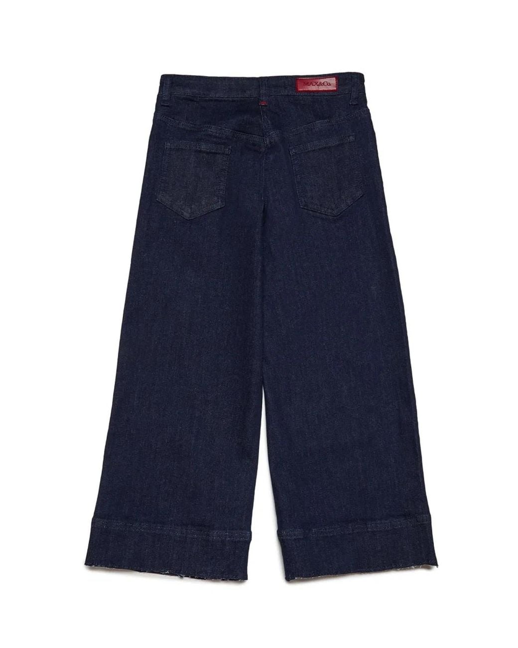 MAX&Co. Blue Max&Co. Maxp1F Wide Cropped