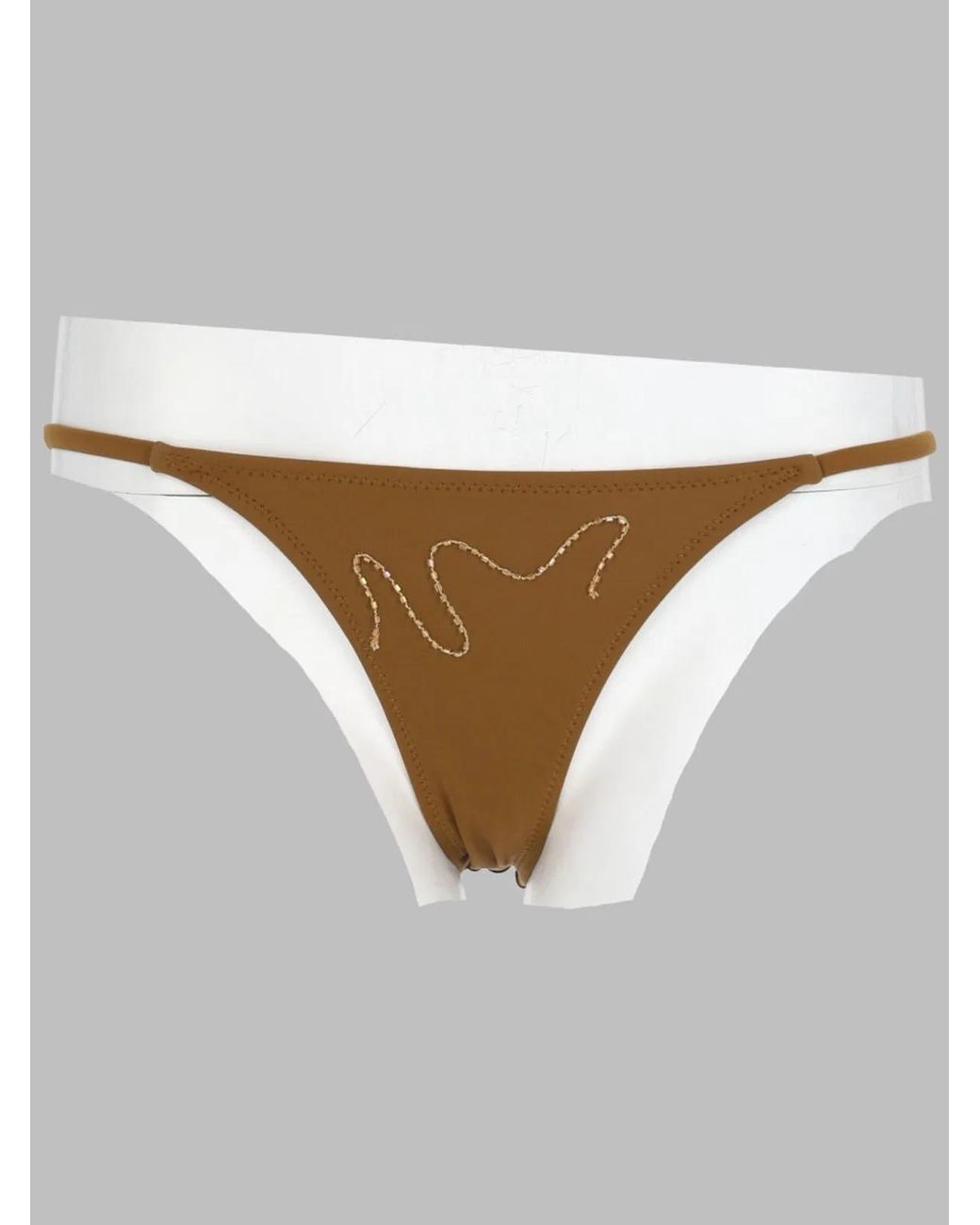 Paloma Wool Gray Slip Bikini "Sharpie"