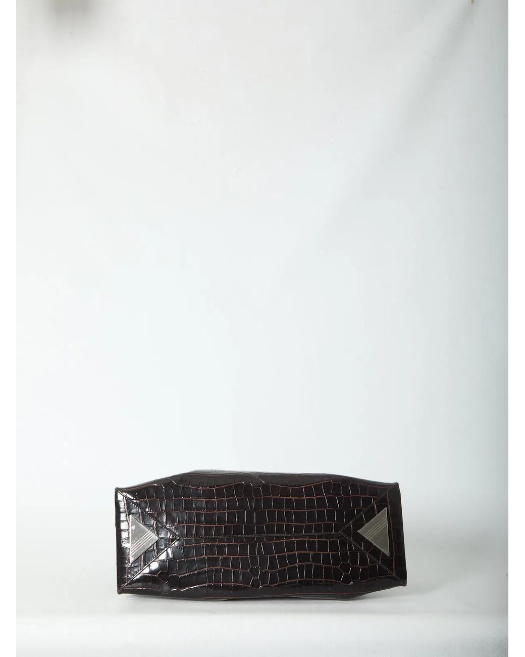 The Attico Black La Passeggiata Top Handle Coffee Bag Medium