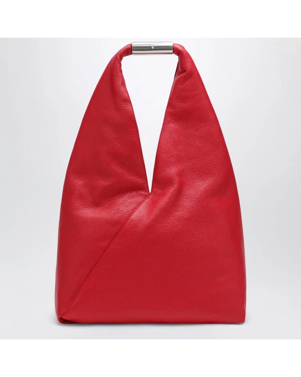 MM6 by Maison Margiela Red Medium Japanese Bag Jewel Handle