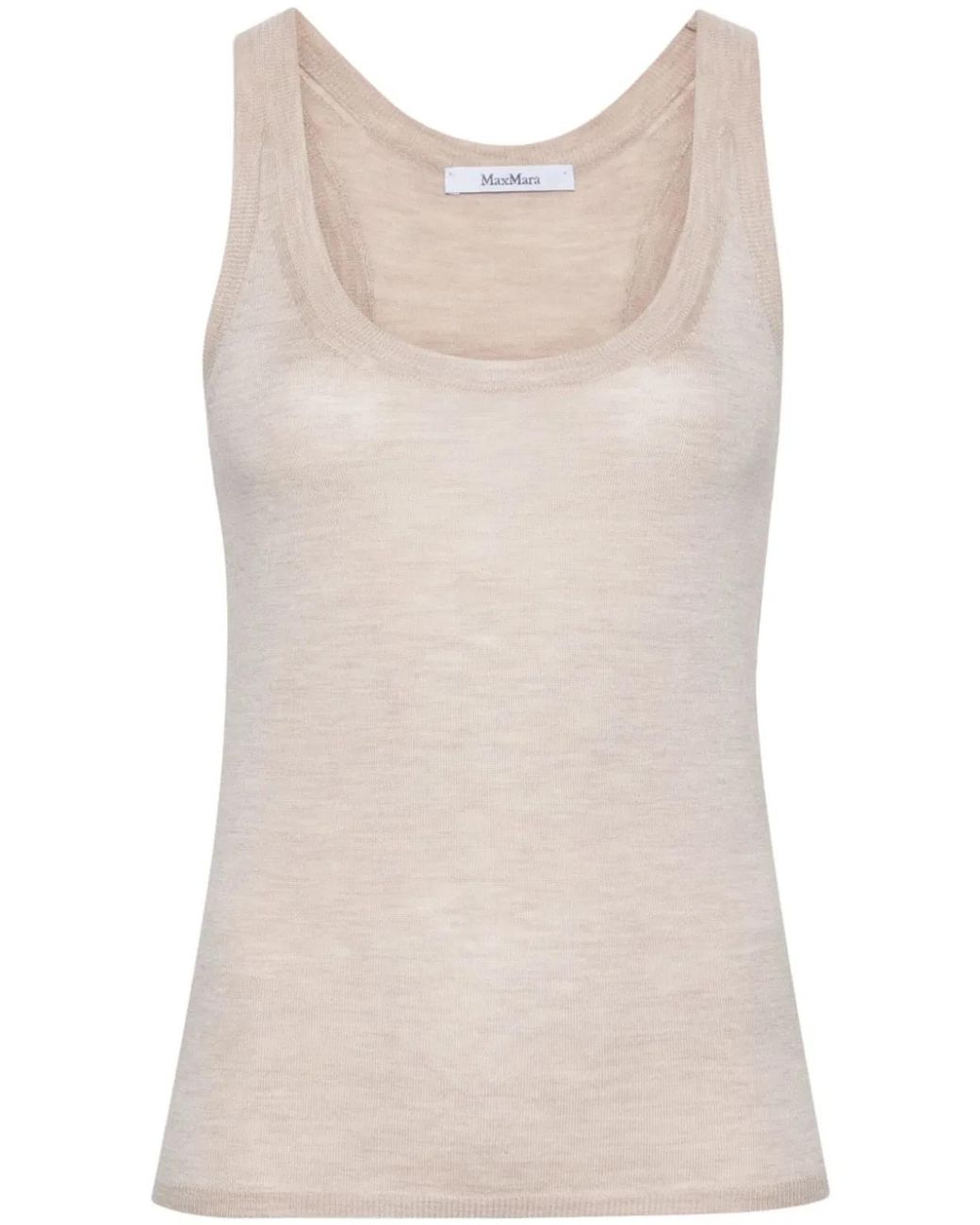 Max Mara Natural Cashmere Tank Top