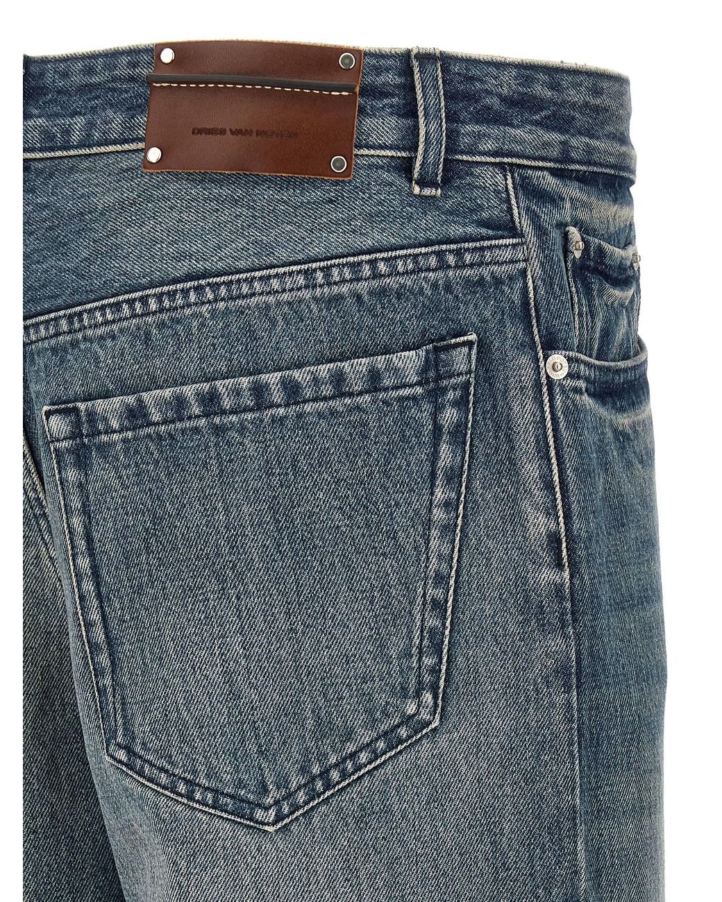 Dries Van Noten Blue 'Peyter' Jeans for men