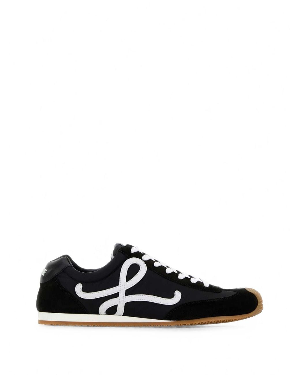 Loewe White Canvas And Suede Ballet Runner 2.0 Sneakers for men