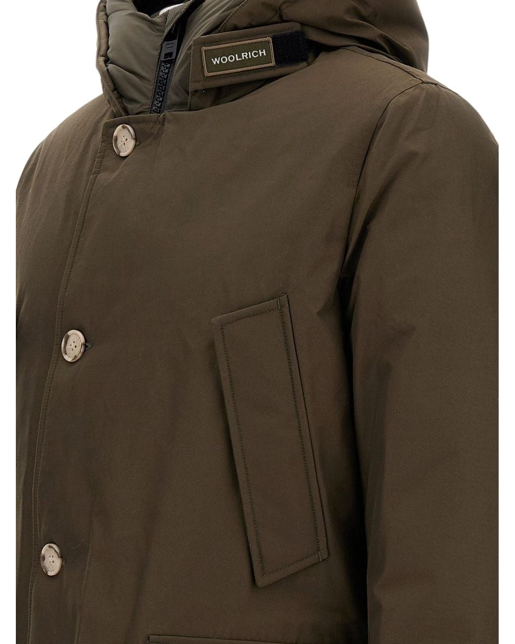 Woolrich Green Arctic Parka for men
