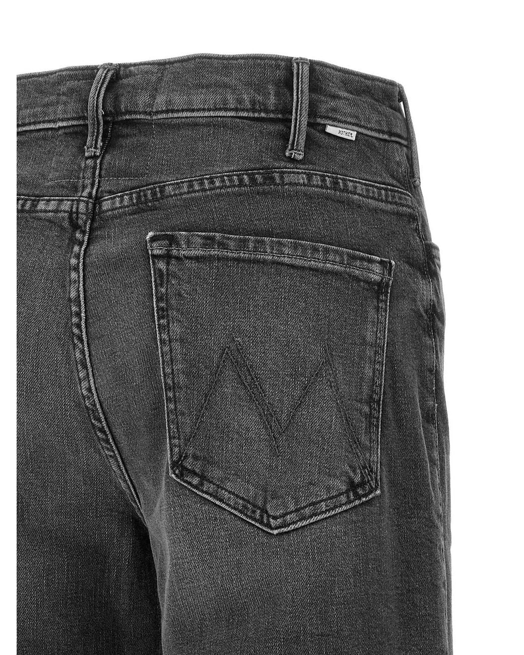 Mother Gray 'The Hustler Roller Sneak' Jeans