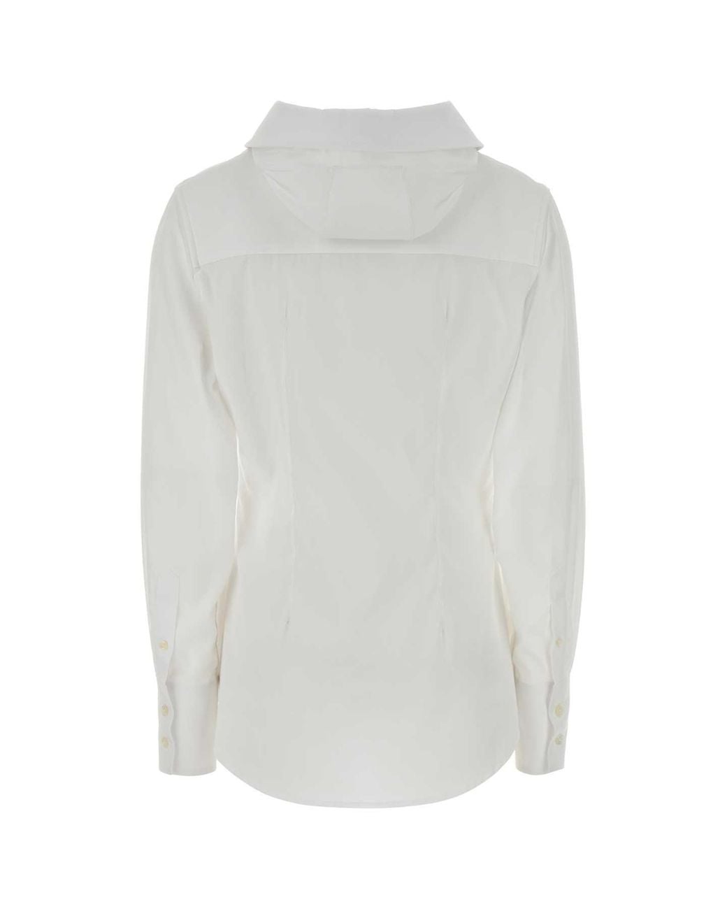 Jean Paul Gaultier White Hooded Sweatshirt