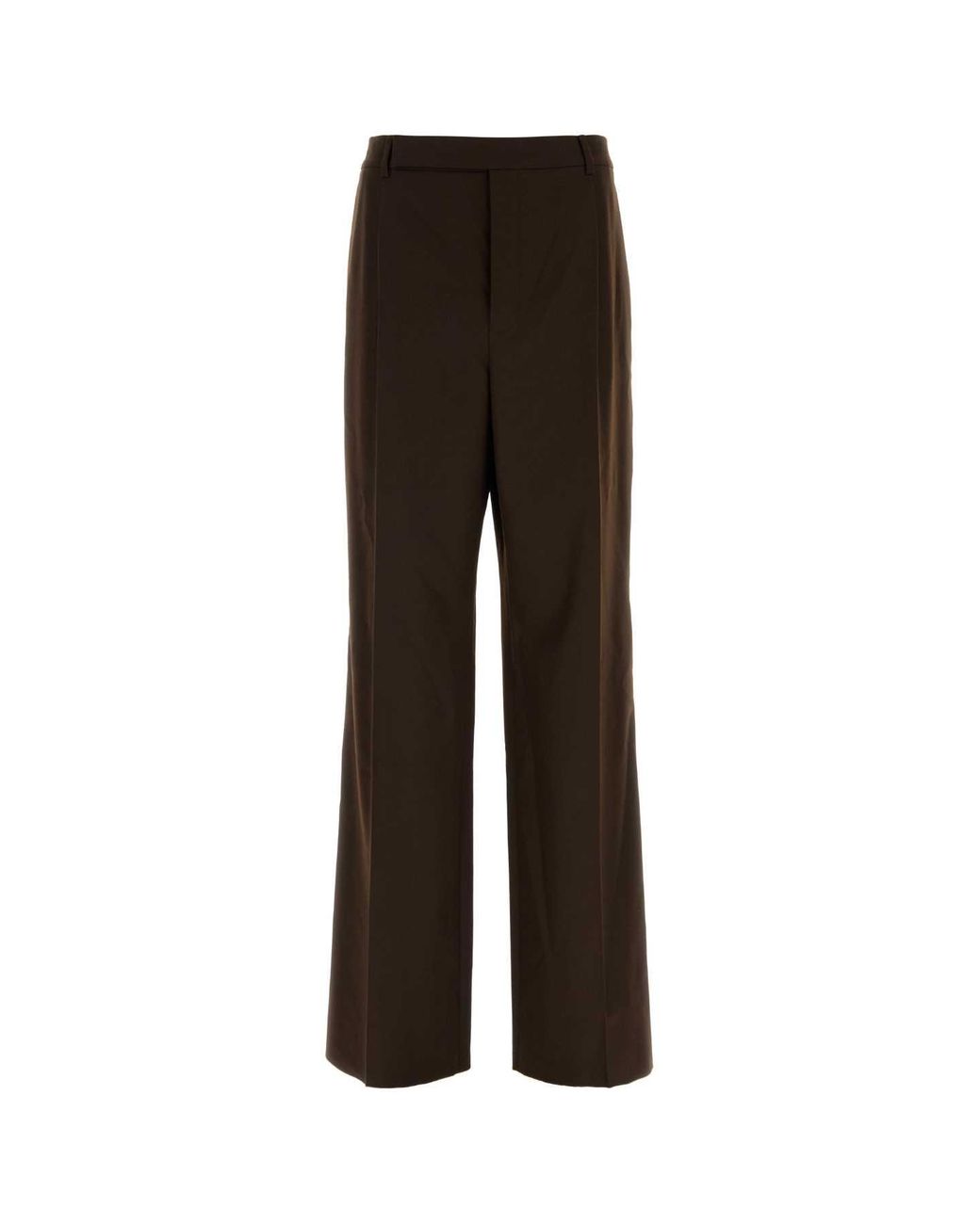 Saint Laurent Black Flannel Dress Pants for men