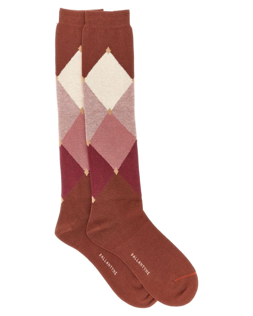 Ballantyne Red 'Diamond' Socks