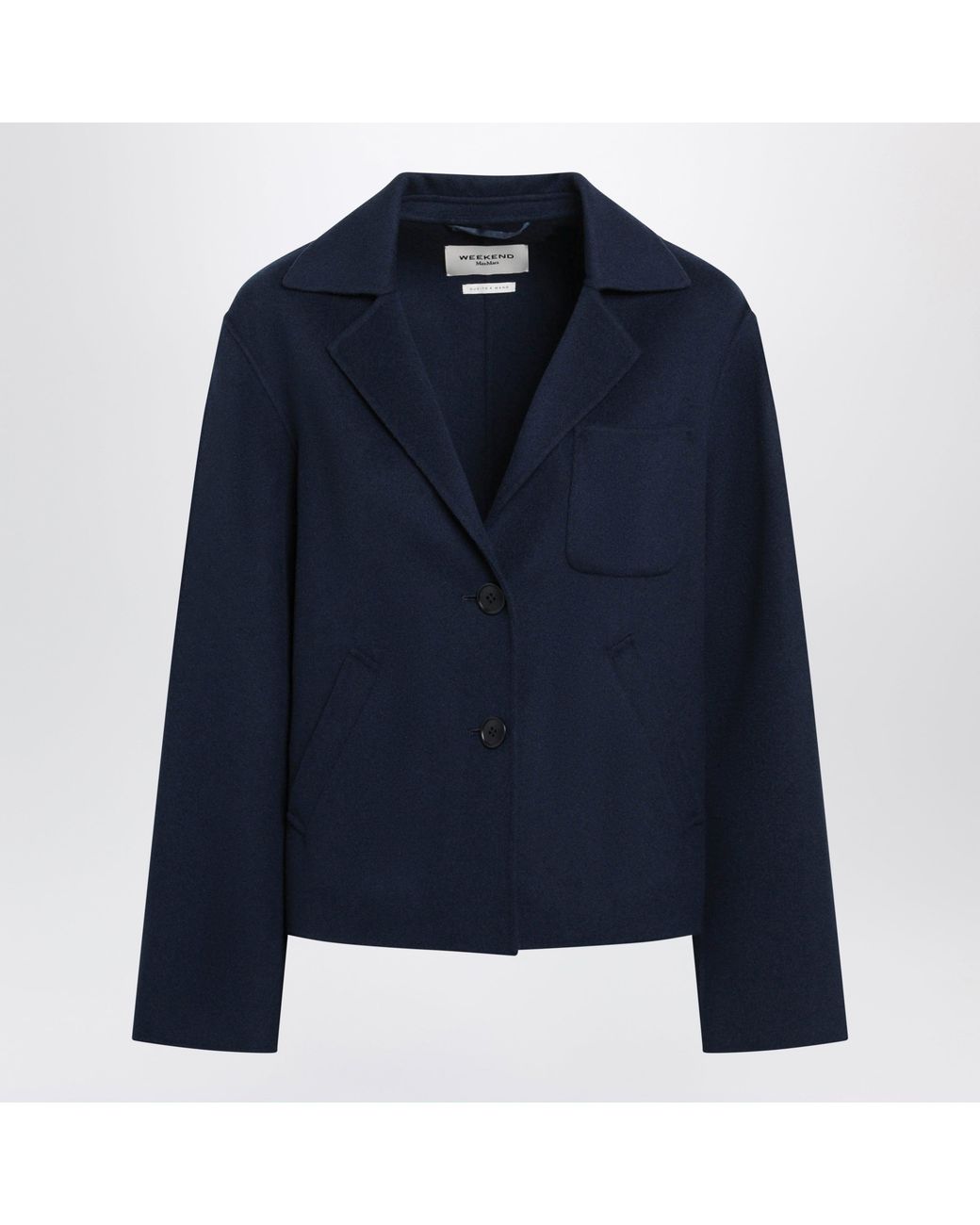 Weekend by Maxmara Blue Cropped Jacket