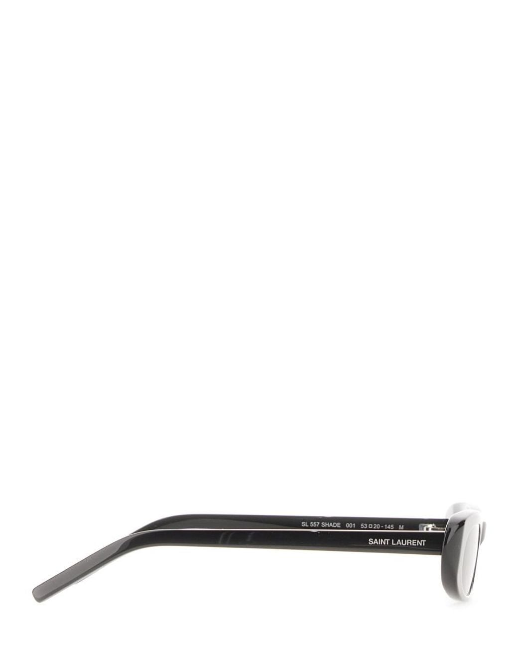 Saint Laurent White Occhiale "Sl 557 Shade"