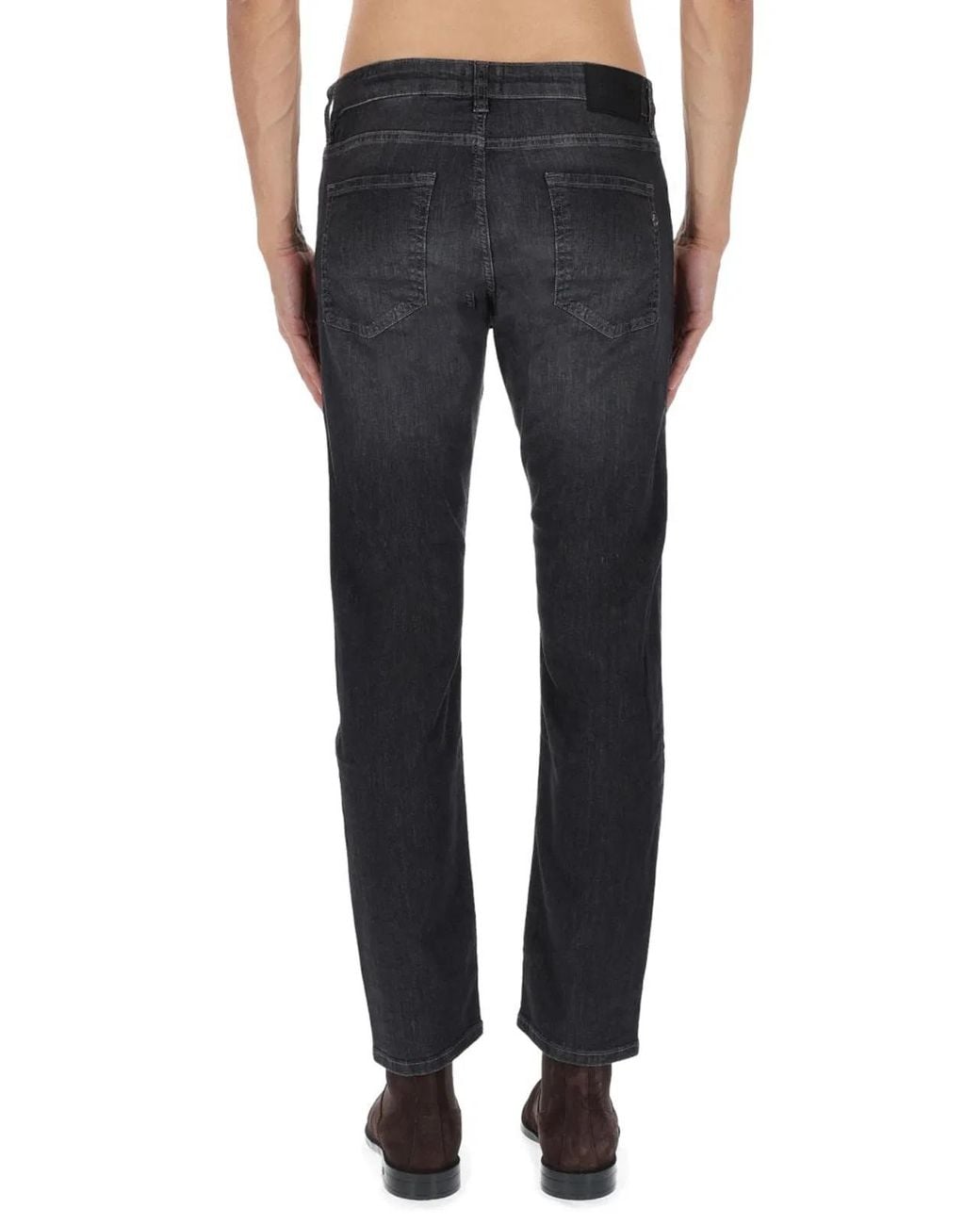 Boss Black Cotton-Blend Jeans for men