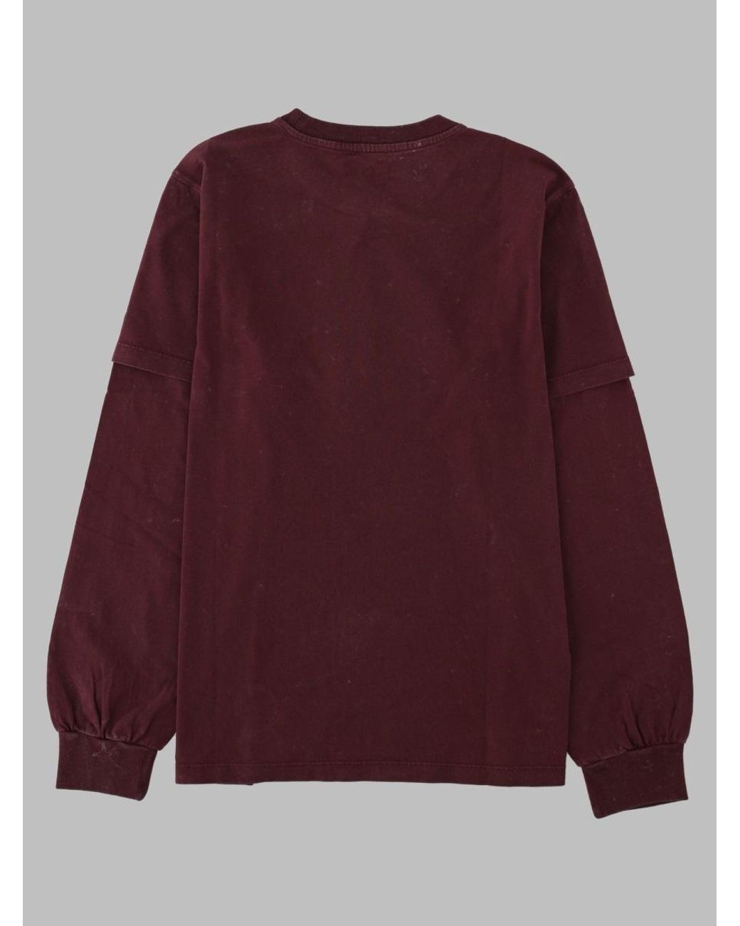 Ganni Red Organic & Recycled Cotton Shirt