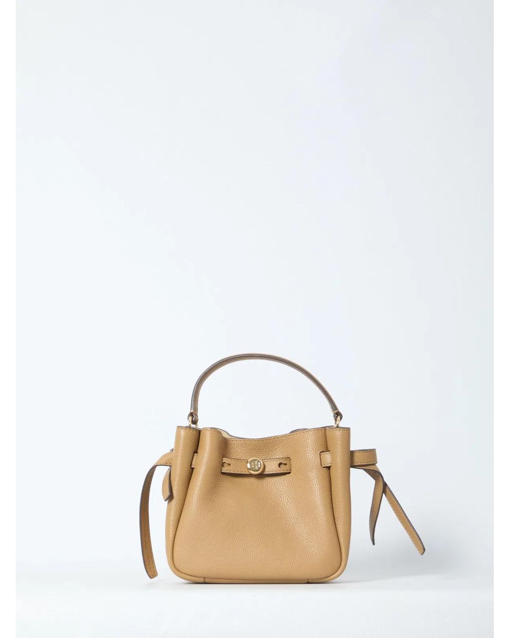 Tory Burch Natural Romy Bucket Bag Mini