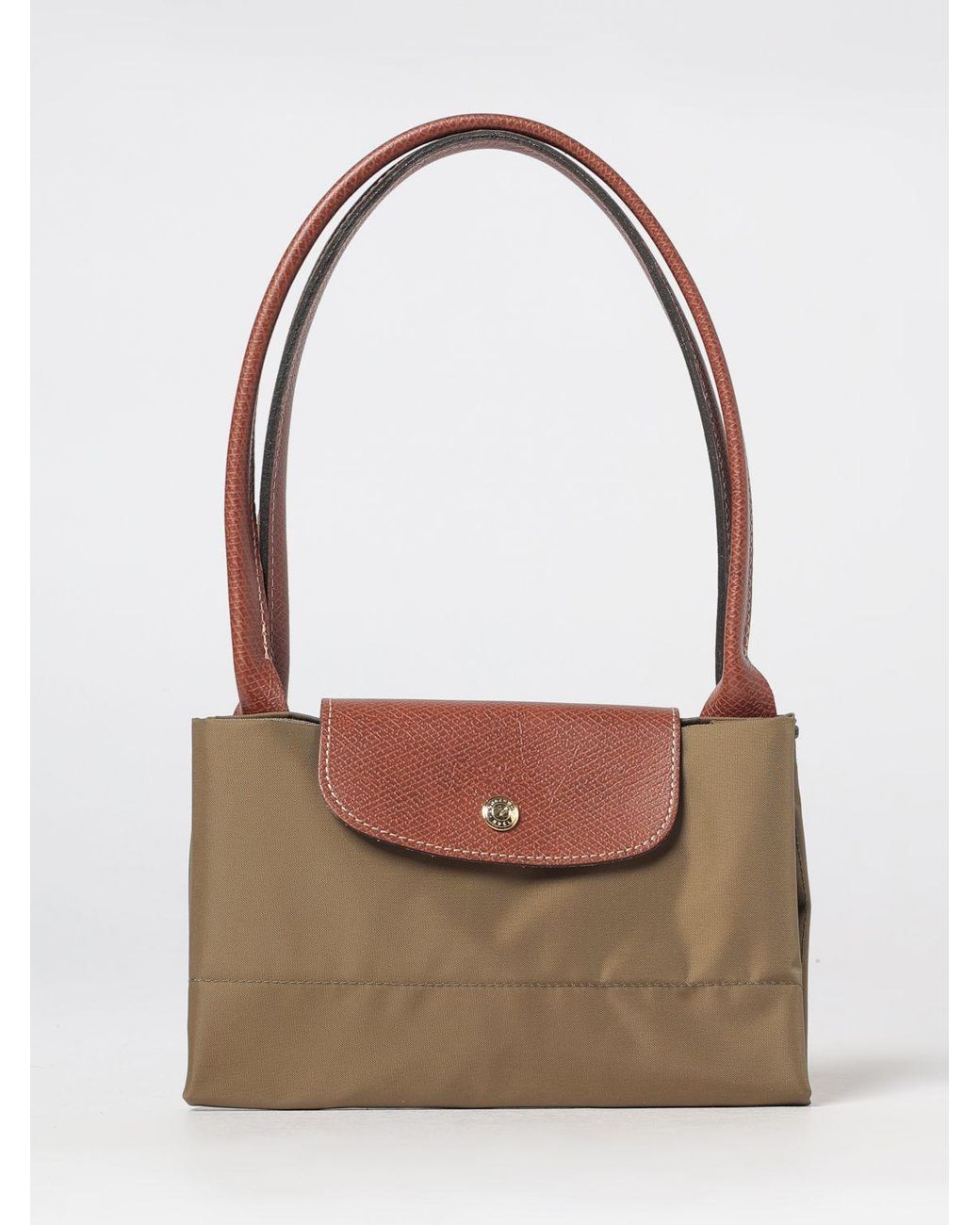 Longchamp Brown Le Pliage Original L Bag