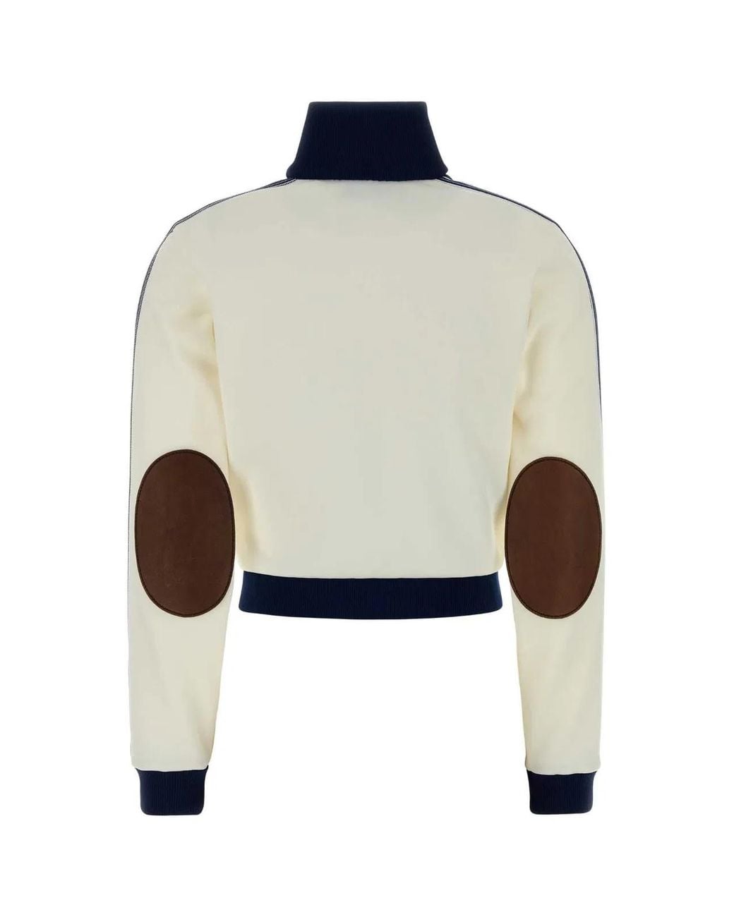 Prada Blue And Zip-Up Logo Jacket