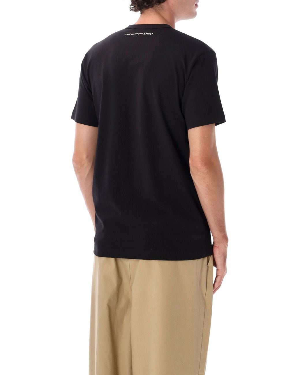 Comme des Garçons Black Shirt Shirt Cotton T-Shirt for men