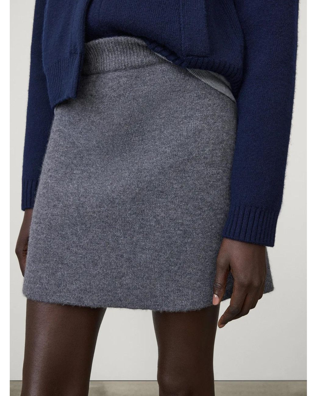 Lisa Yang Gray Clare Skirt