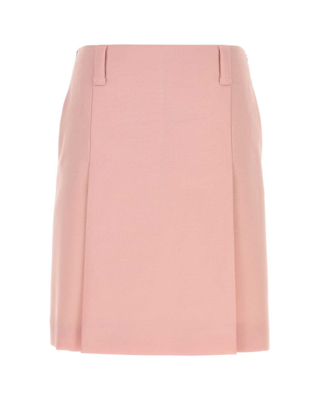 Miu Miu Pink Mohair Blend Mini Skirt