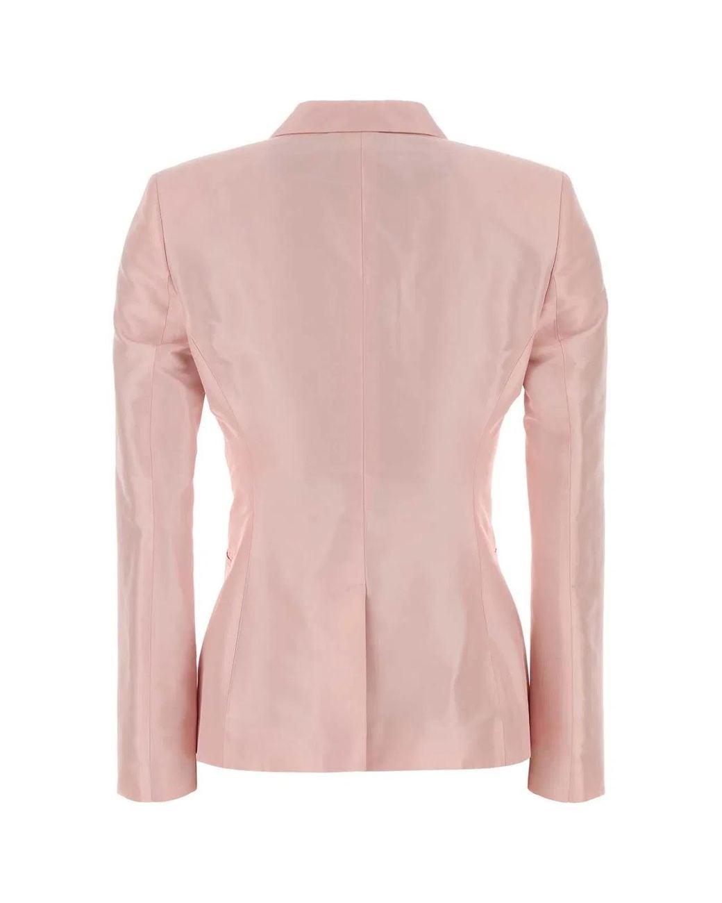 Gucci Pink Silk Faille Blazer