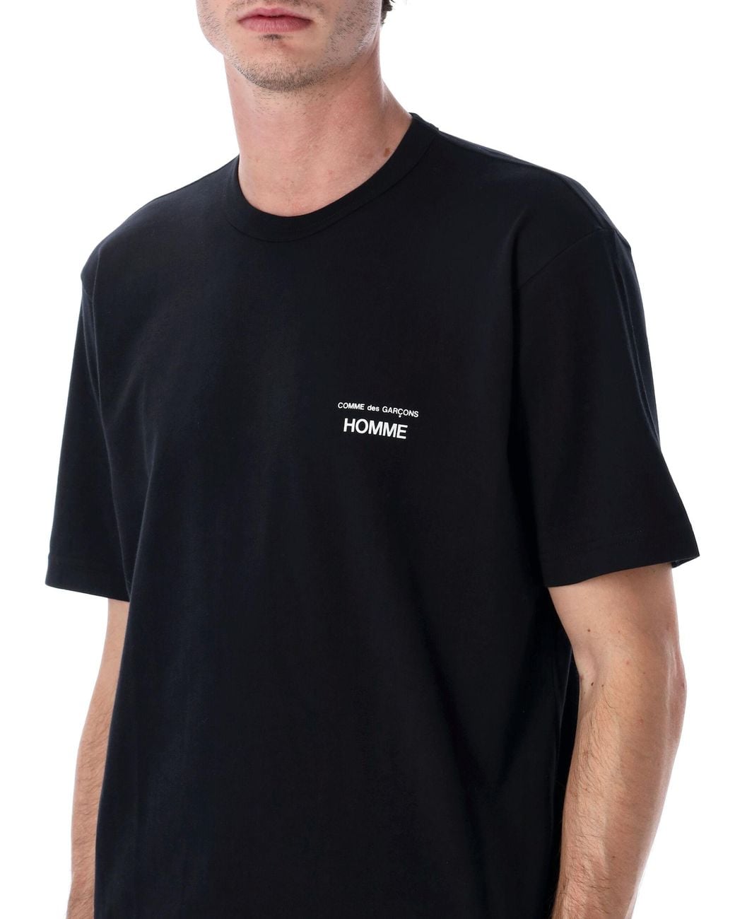 Comme des Garçons Black Comme Des Garçons Homme Plus Comme Des Garçons Homme Logo T-Shirt for men