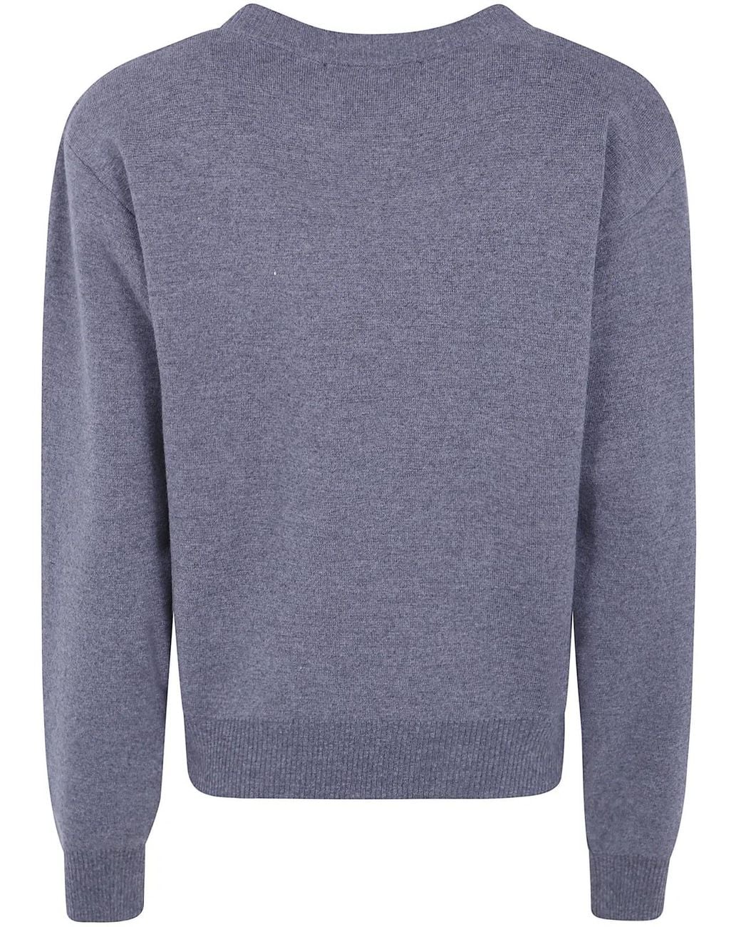 Rohe Blue Statement Shoulder Crewneck