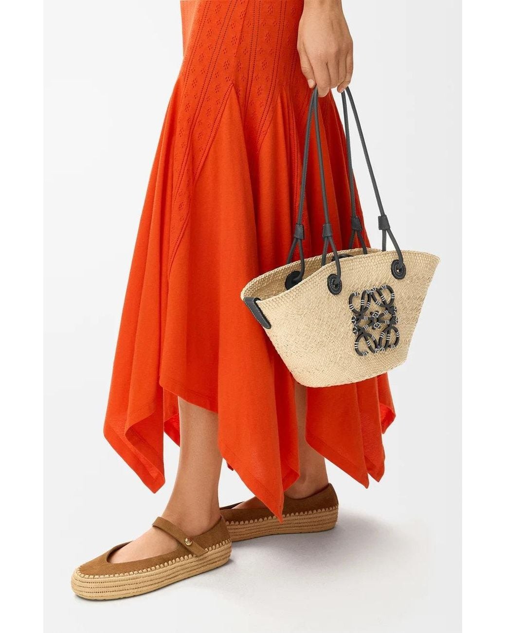 Loewe Natural Small Anagram Tote Bag